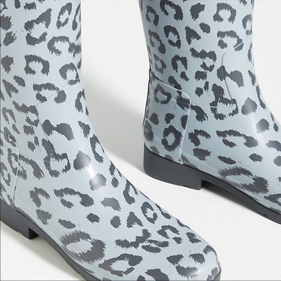 Hunter Refined Leopard tall Rain Boot - Picture 6 of 6